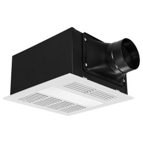 Bathroom Exhaust Fan with Light and Heater, 80-90-110 CFM 1500W Bathroom Vent, 1.5 Sones Low-Noise, Premium DC Motor Ceiling Fan for Laundry Room