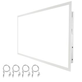 1 Pack 2x4 FT LED Flat Panel Light, 6000LM 50W, Surface Mount LED Drop Ceiling Light Fixture with Adjustable Color Temperature 3500K/4000K/5000K