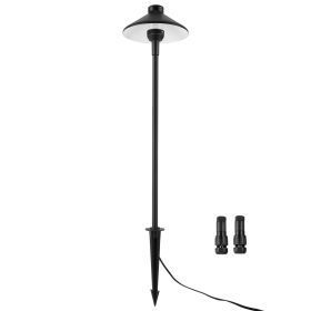 12 Pack Low Voltage Landscape Path Lights, 3W 210LM 12V-24VAC/DC Outdoor LED Pathway Lighting, 3000K Warm White Walkway Lights with Quick Connect